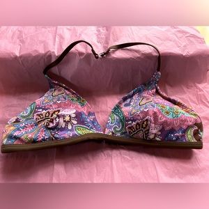 Super cute Islander bikini Top-size 14! Pre owned